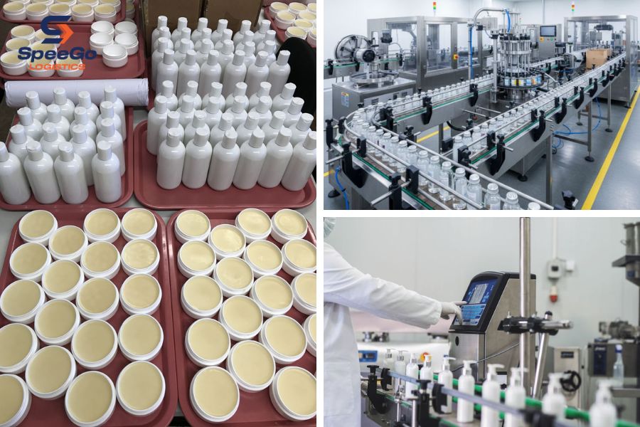 mô hình gia công mỹ phẩm theo yêu cầu