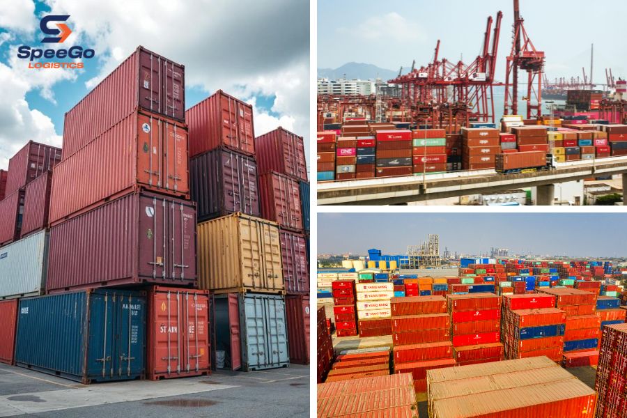 gửi hàng bằng containers