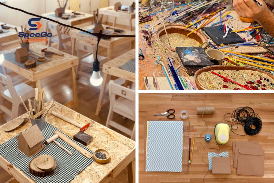 Cutting Process in Handicraft