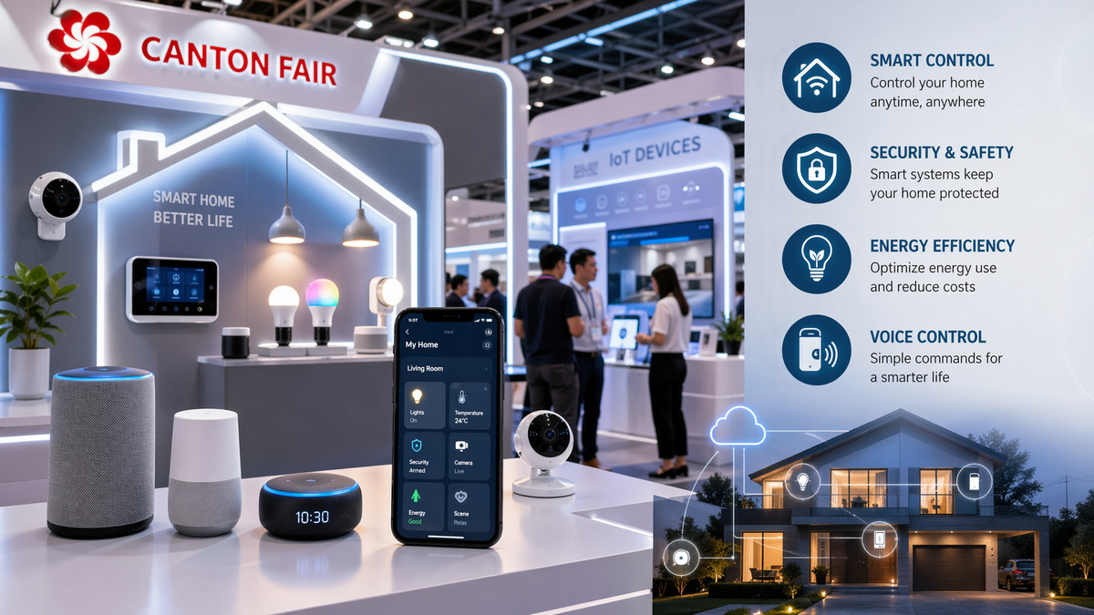 Top Canton Fair 2026 Trends Shaping the Future of Global Trade 6 Smart Home & IoT Devices