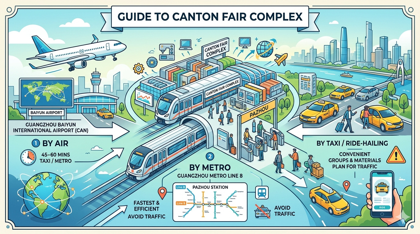 How to get to the Canton Fair Complex?