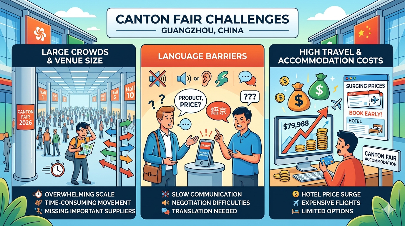 Challenges of attending Canton Fair