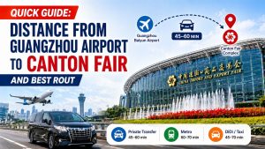 Distance From Guangzhou Airport to Canton Fair