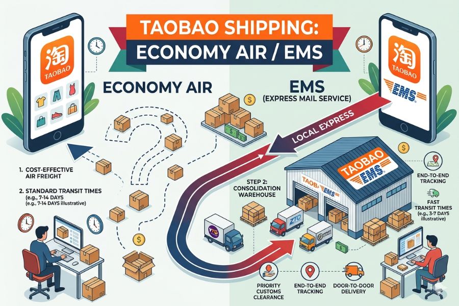 Taobao Economy Air / EMS