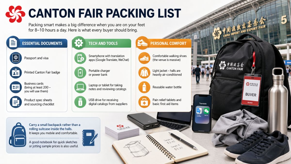Canton Fair Packing List