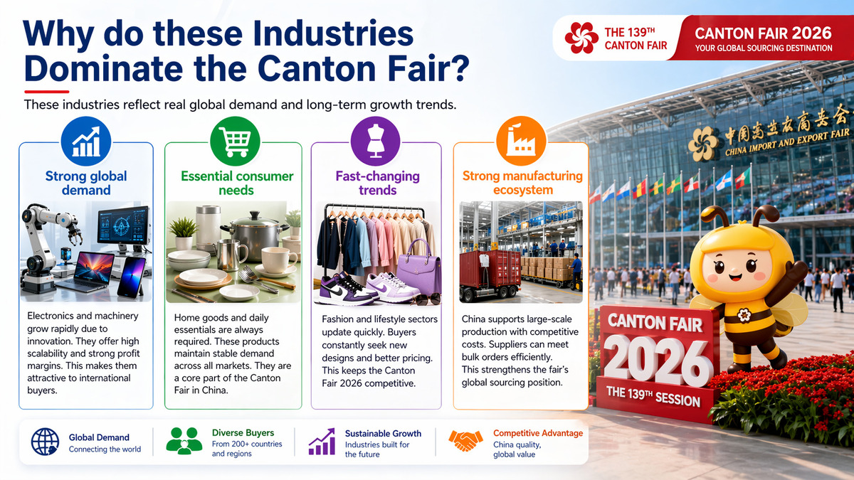 Why do these Industries Dominate the Canton Fair?