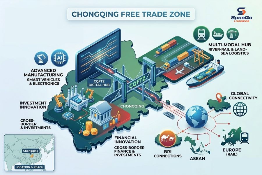 Free Trade Zone China: Benefits, Policies, and Opportunities 5 Chongqing Free Trade Zone