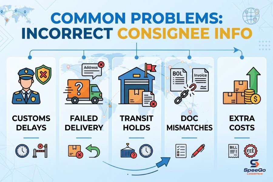 Common Problems Related to Incorrect Consignee Information