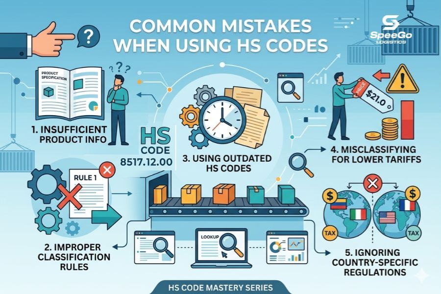 Common Mistakes When Using HS Codes
