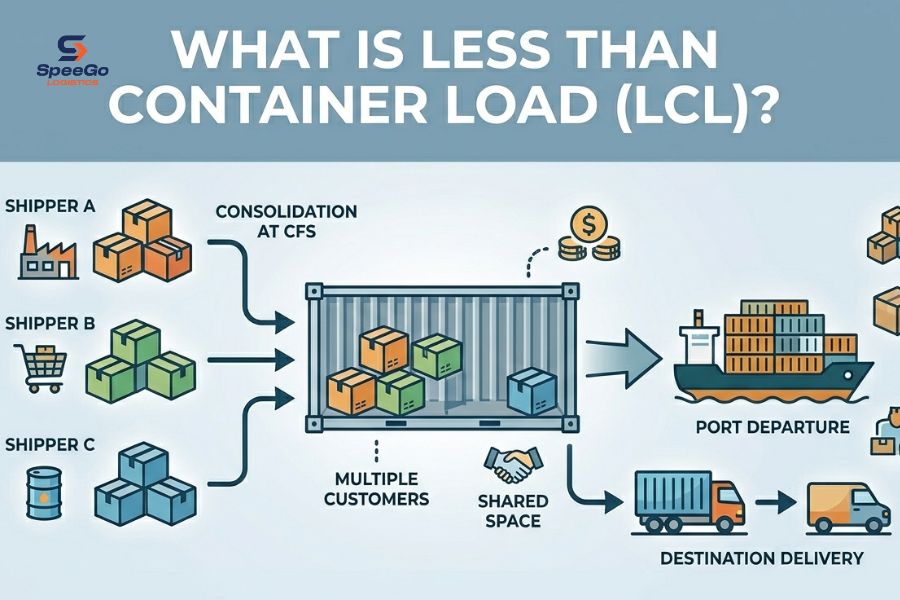 What is Less Than Container Load (LCL)?